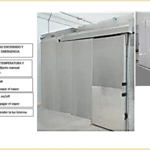 CUARTO DE CRECIMIENTO TUNEL PARA 12 CARROS PANEL EN LAMINA REF.CC36LATAS